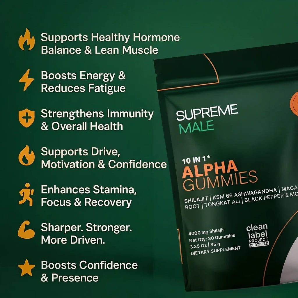 SUPREMEMALE™ | 10-in-1 Natural T-Support (SALE)